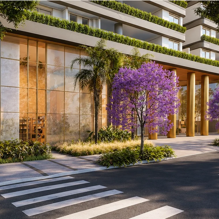 Fachada e acesso — Le Six Ibirapuera